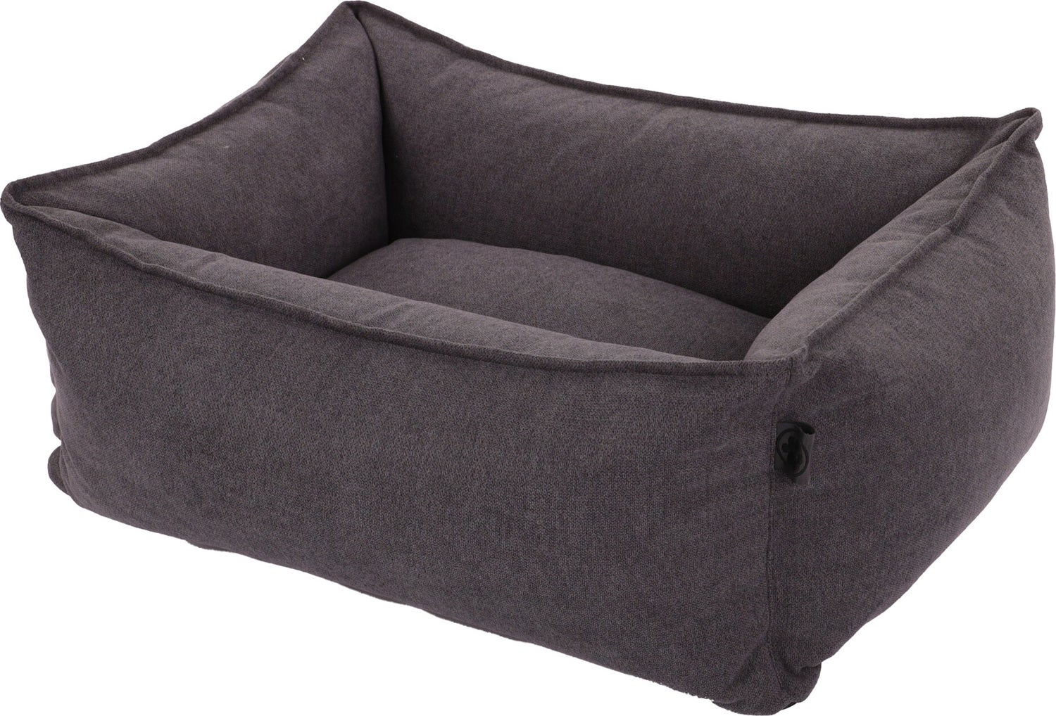 Overseas Petlife hondenmand Indy antraciet 50 x 54 x 24 cm