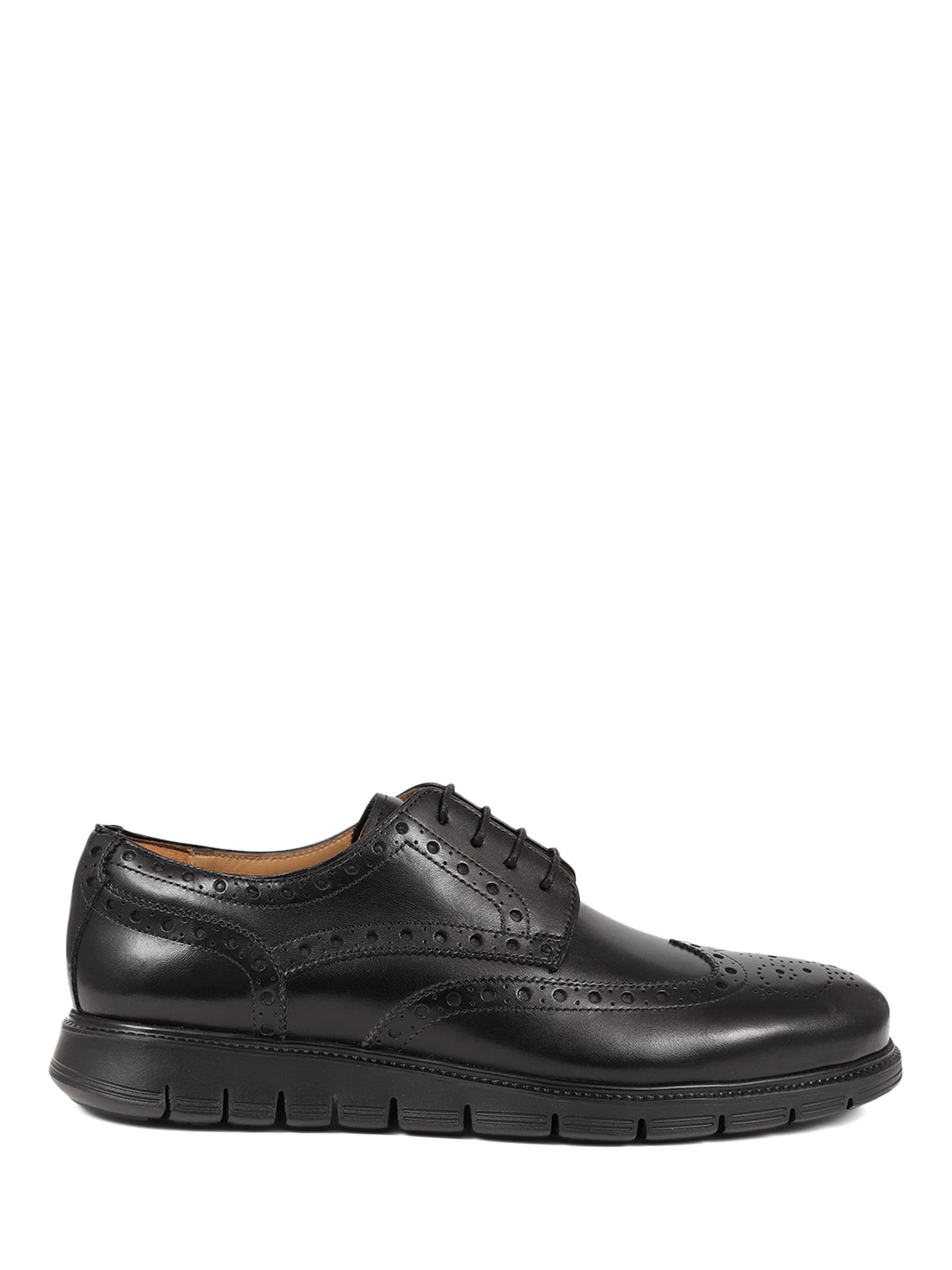 Zwart - Jones Bootmaker London City 2 Brogues Derby Shoes