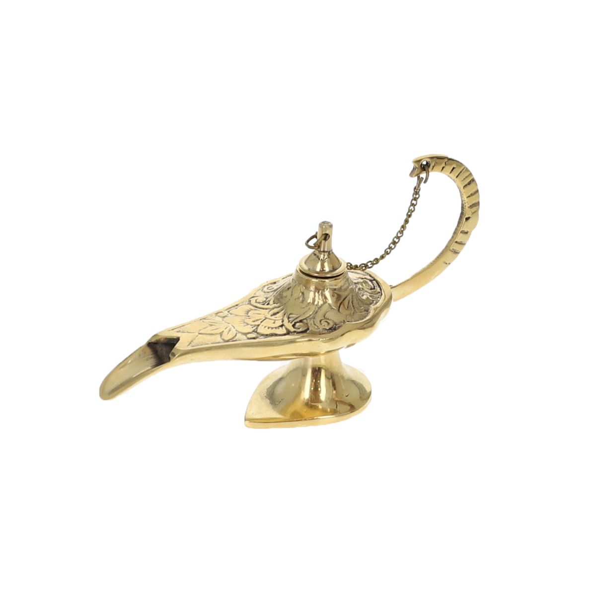Petite lampe de génie en laiton Pondie Chérie