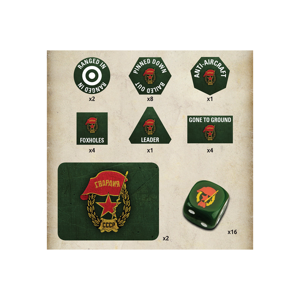 Flames of War - Soviet Guards Gaming Set