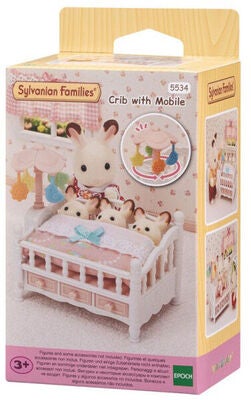 Sylvanian Families Lekesett Sprinkelseng med Uro