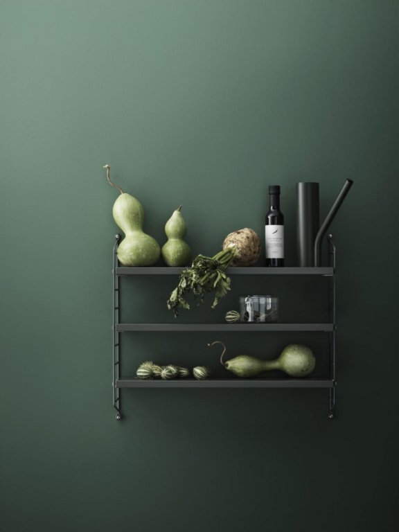 String Furniture Pocket wandkast wit/essen