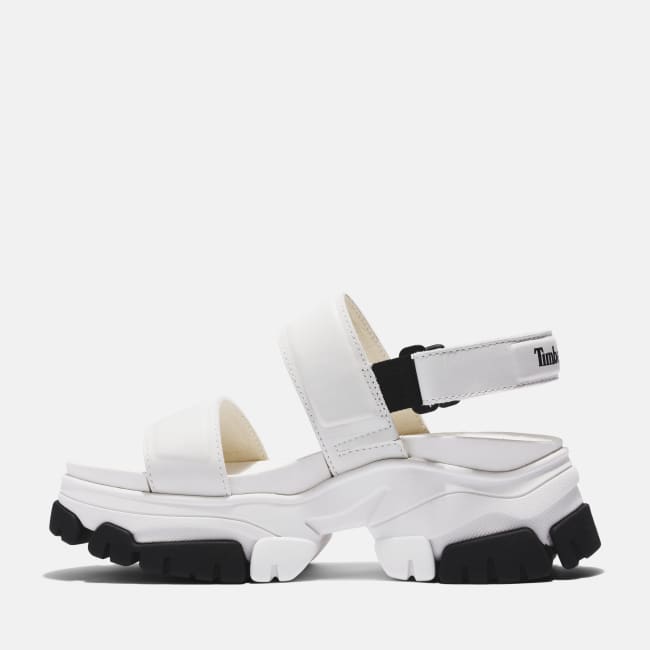 Sandalo a Doppia Fascia Adley Way da Donna in                bianco
