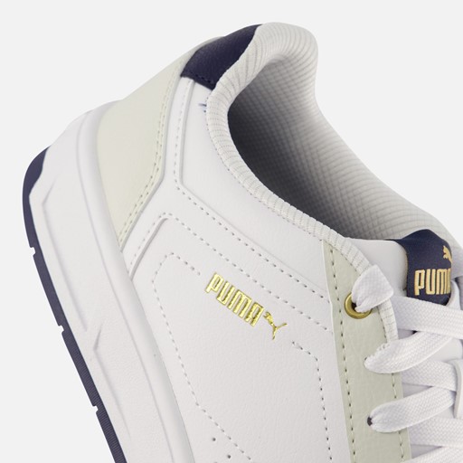 Puma Court Classic Sneakers wit Imitatieleer