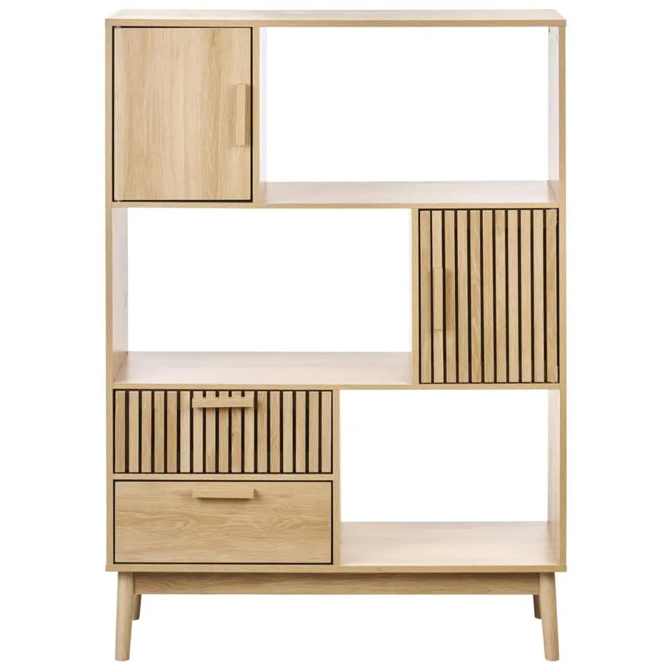 LYNWOOD - Boekenkast - Lichthout - MDF