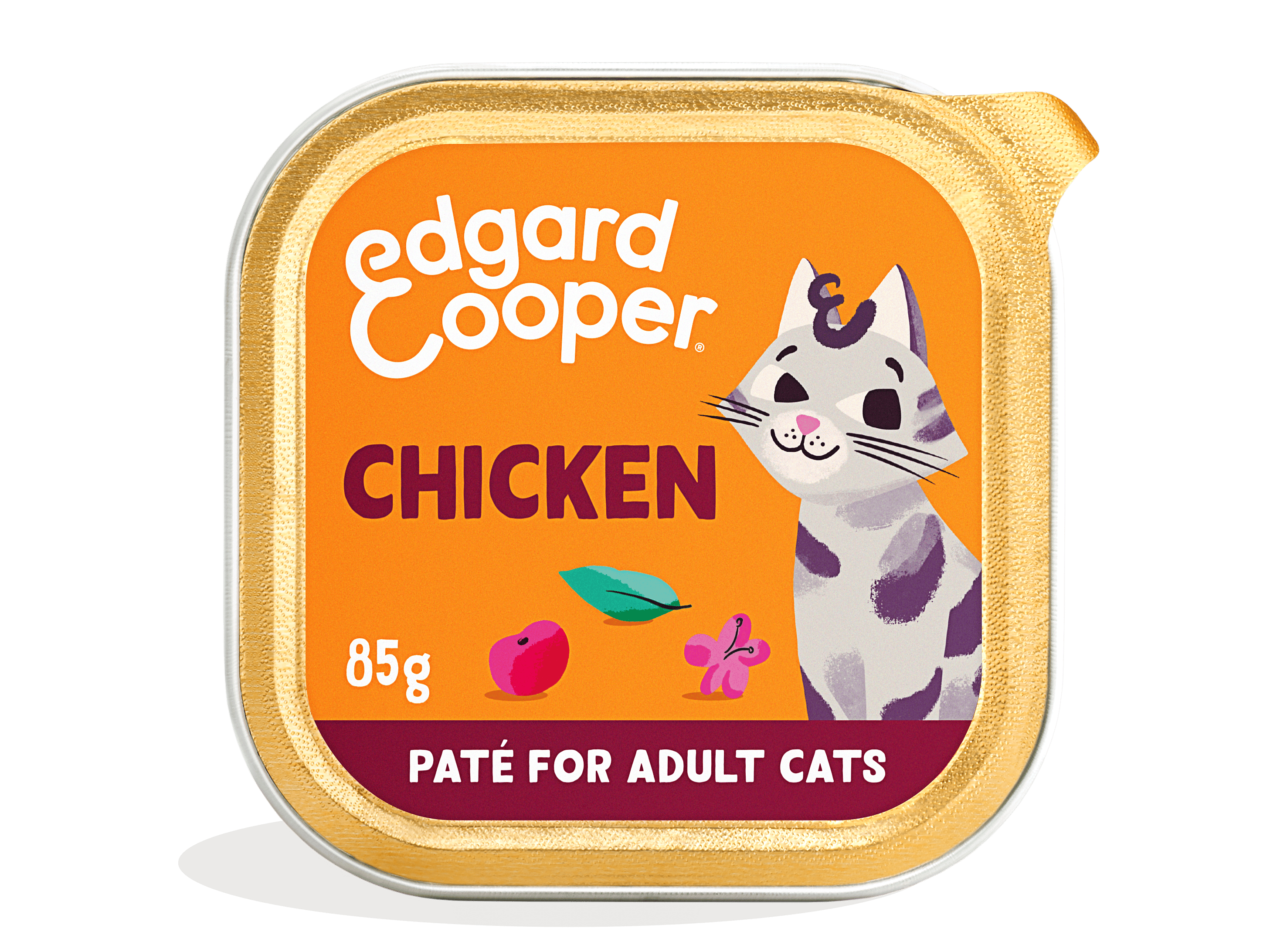 Edgard & Cooper Kuipjes Kip Pate Adult Kat 16 x 85 gram | 12567