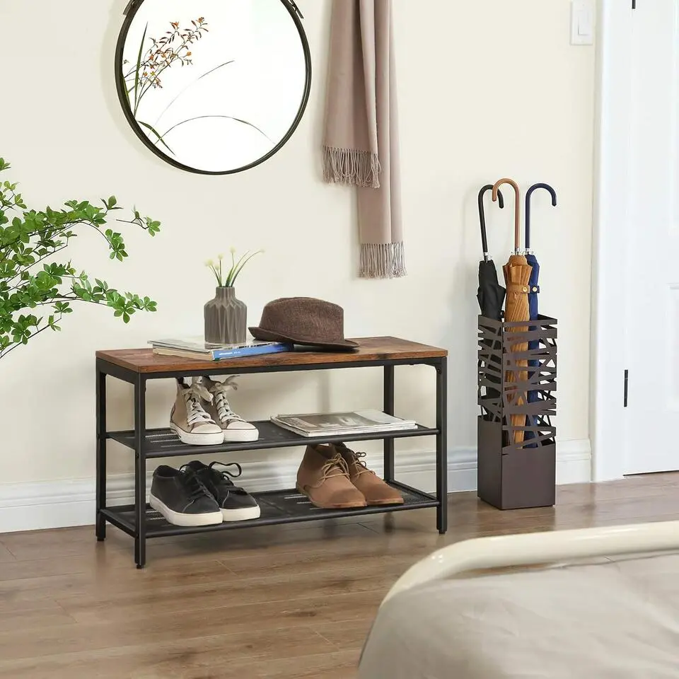Bobbel Home Schoenenkast Met Zitje - 80 x 30 x 44.5 cm