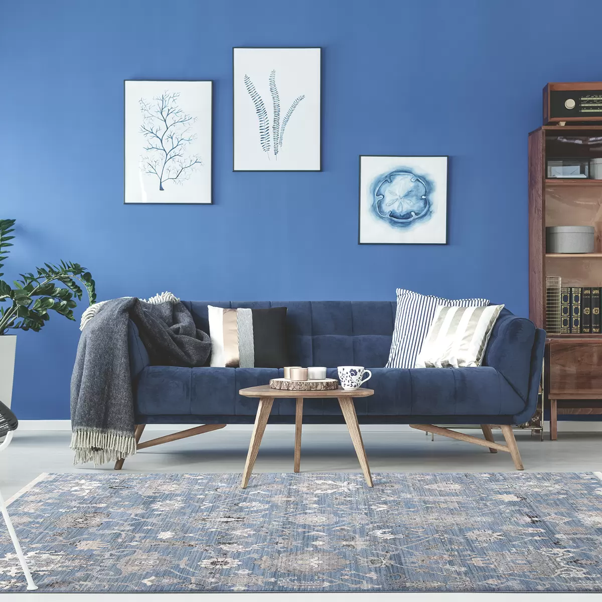 Orientteppich Majestic Vintage Blau
