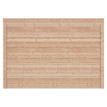 Tuinhuis Douglas hout Zweeds rabat onbehandeld 355 x 255 cm
