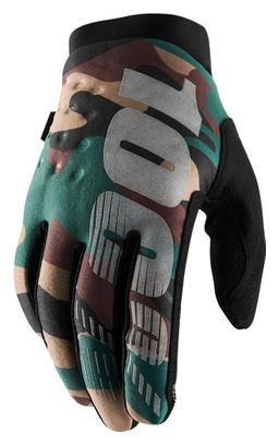 Paire de Gants 100% Brisker Camo Noir