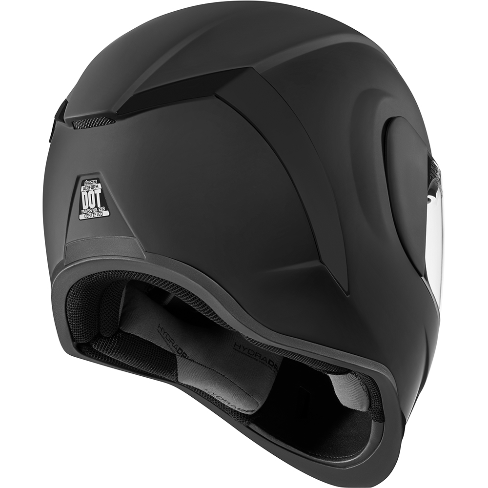 Icon - Casque Airform Rubatone Noir Mat