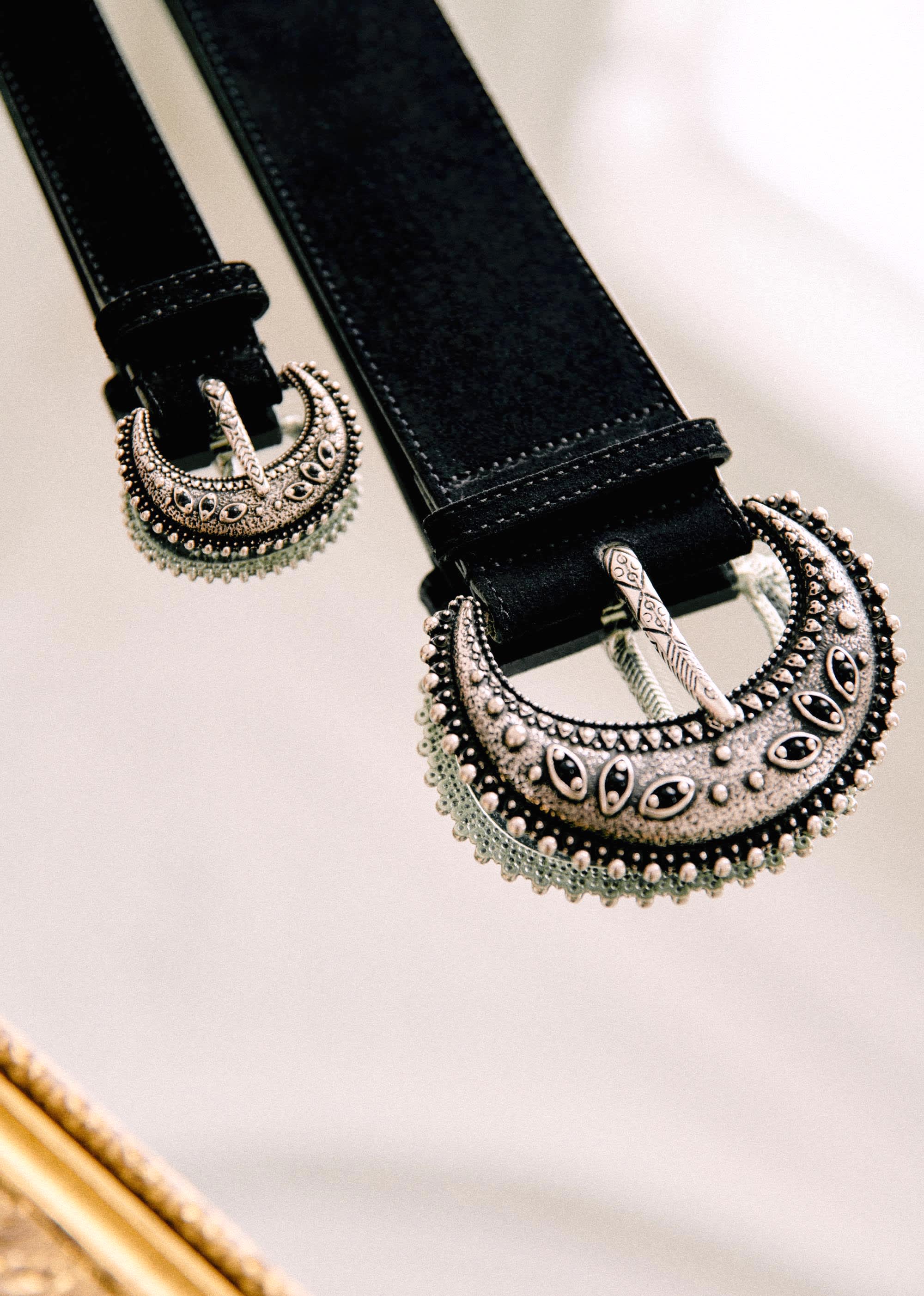 Ceinture Fine Louve - Noir - E-SHOP/CEINTURES 5905914