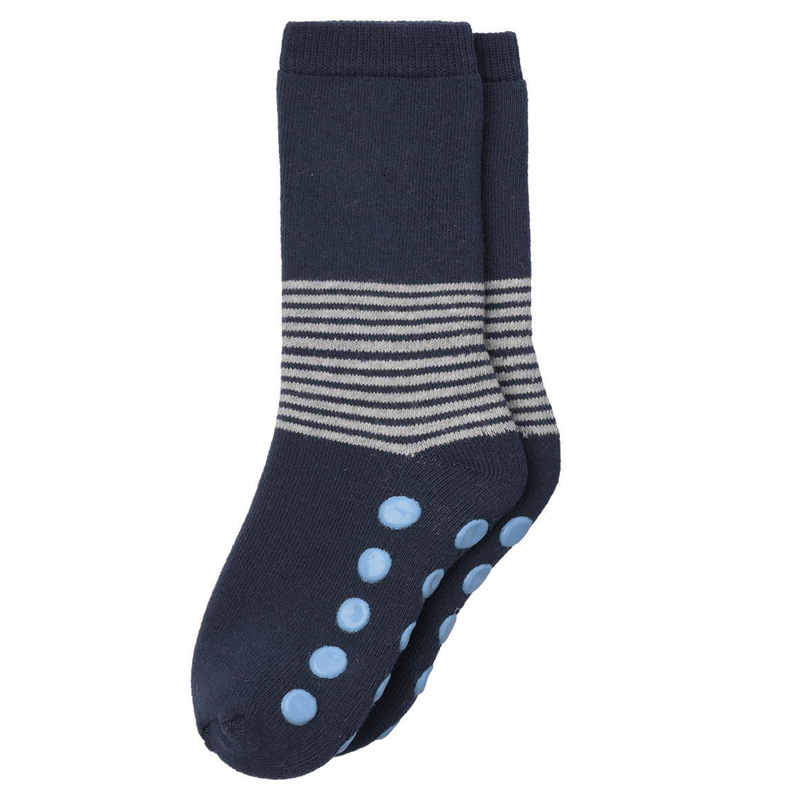 Topomini 3 Paar Baby Stoppersocken im Set jeans-blau