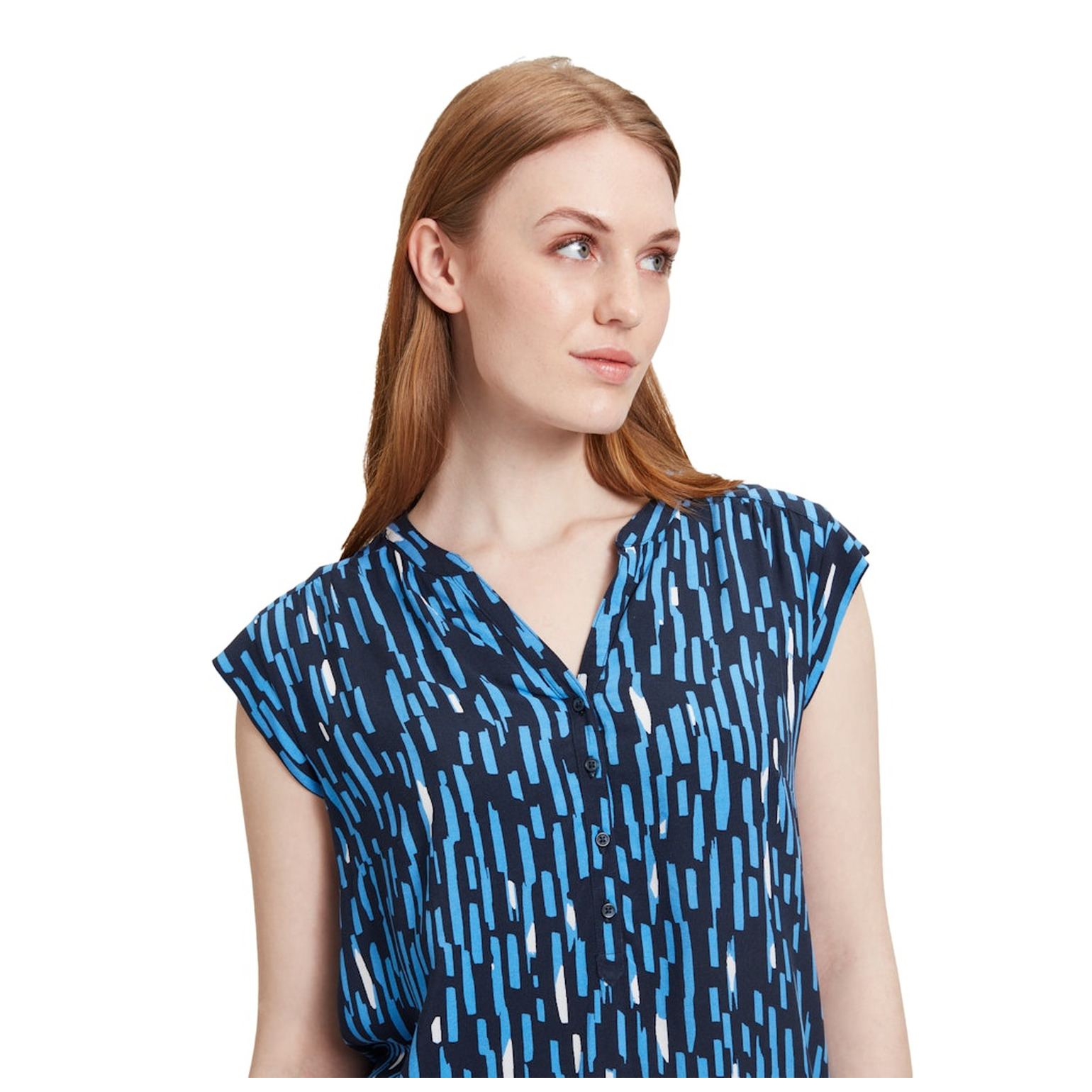 Betty & Co Bluse Kurz ohne Arm