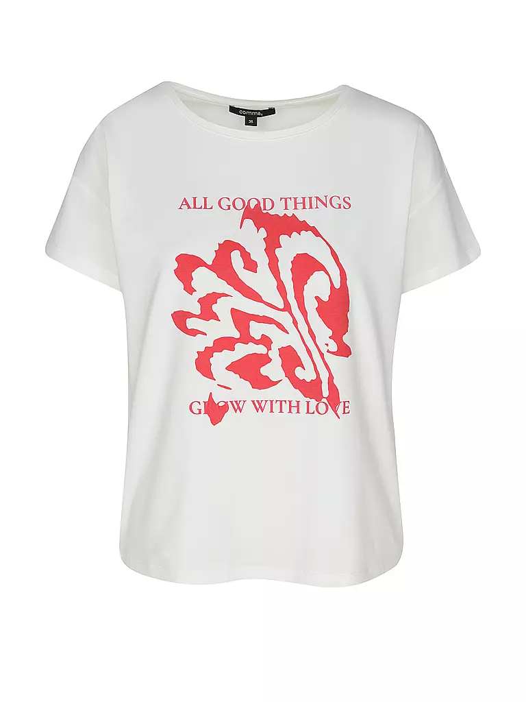 COMMA T-Shirt weiss