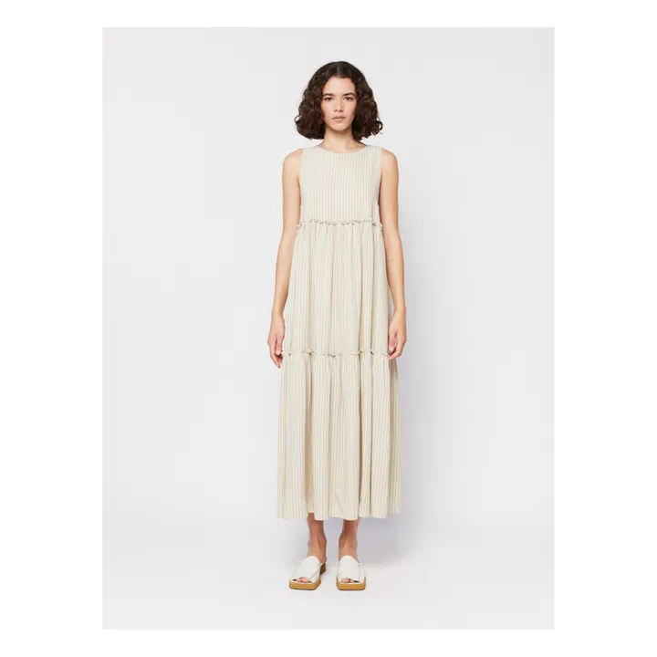 Bobo Choses Robe Rayures - Collection Femme  | Ecru