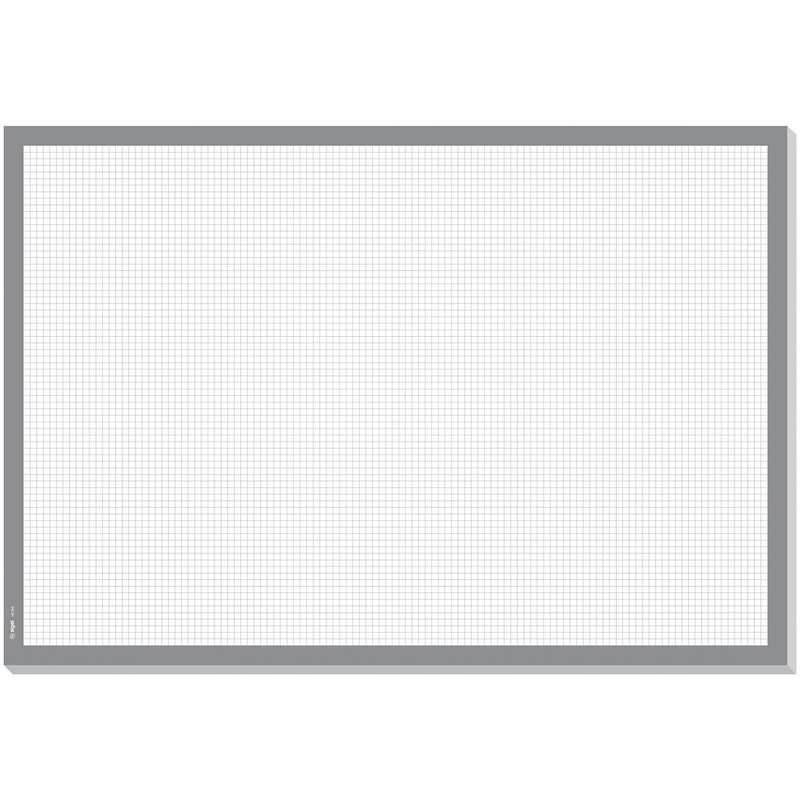 Sigel Schreibunterlage Squared, weiss/grau