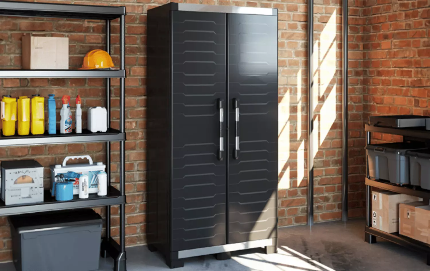 Keter 241543 XL garage hoge opbergkast - 89x54x188 cm
