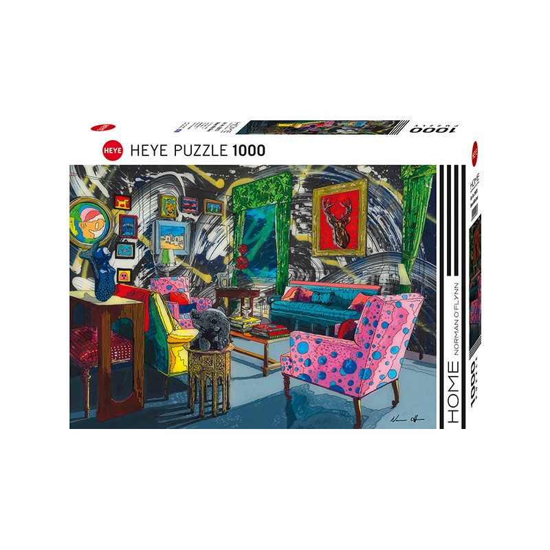 Puzzle 1000 pièces - Heye - Home Room with Deer