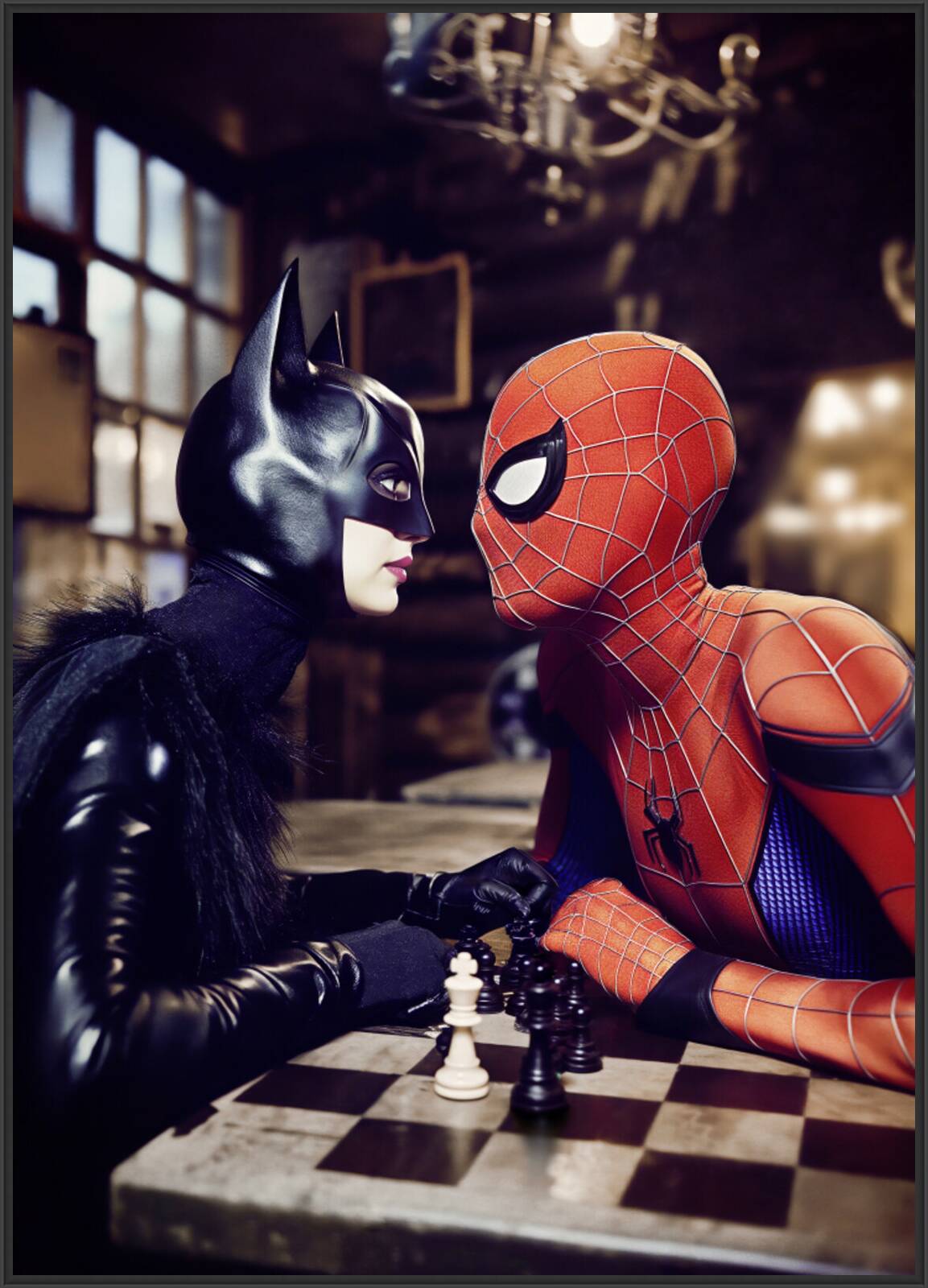 The Chess Match by Tom Baker - Open Edition.