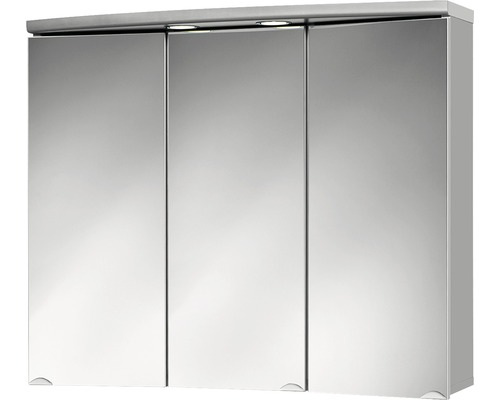 Jokey Ancona LED spiegelkast, aluminiumkleurig, 83x69 cm, IP20