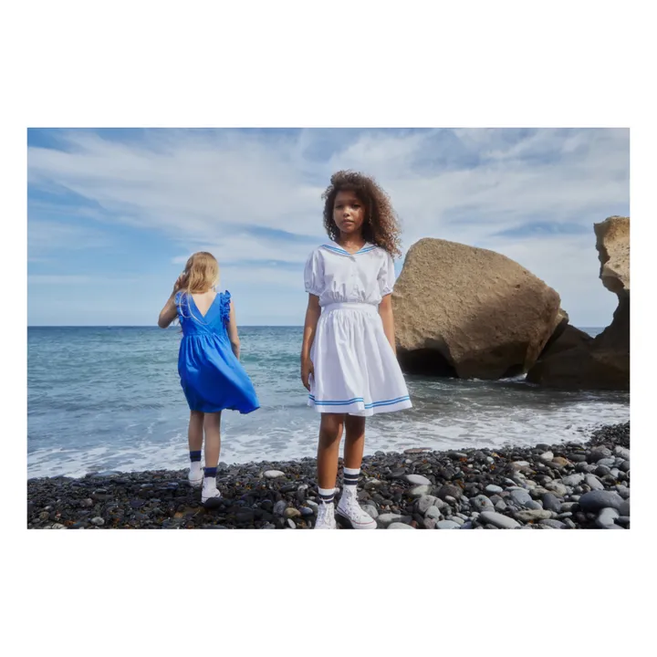 Molo Robe Cicely Coton Bio | Bleu