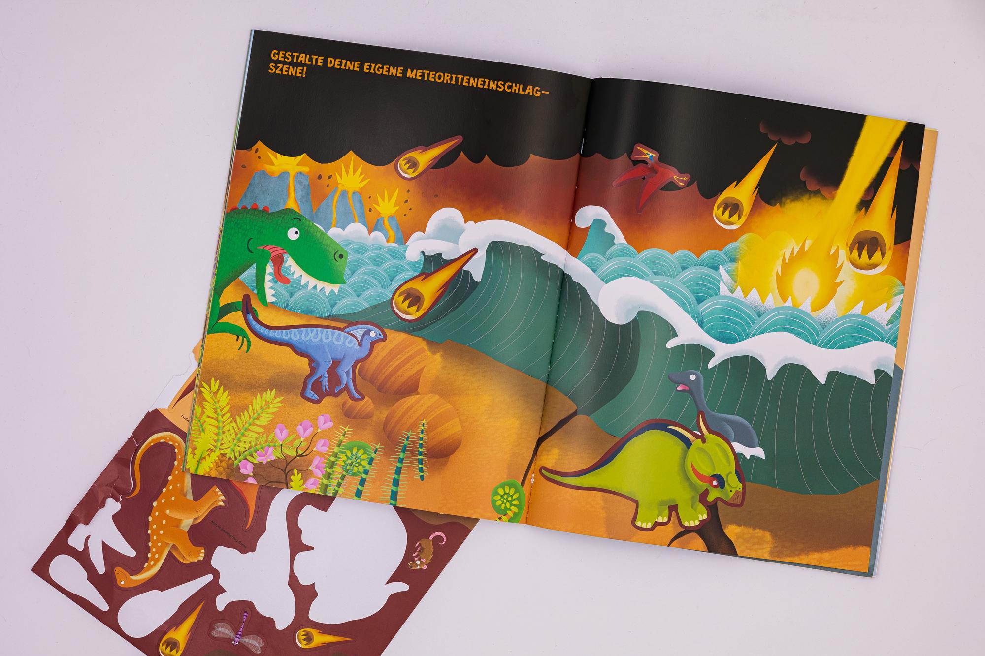 Mein großes Abenteuer-Stickerbuch - Dinosaurier