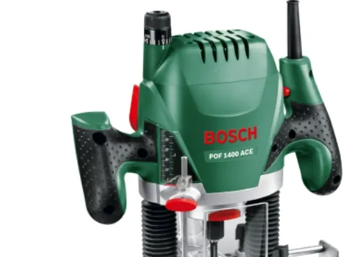 BOSCH ROUTER 1400W POF 1400A CE   KUFFERT