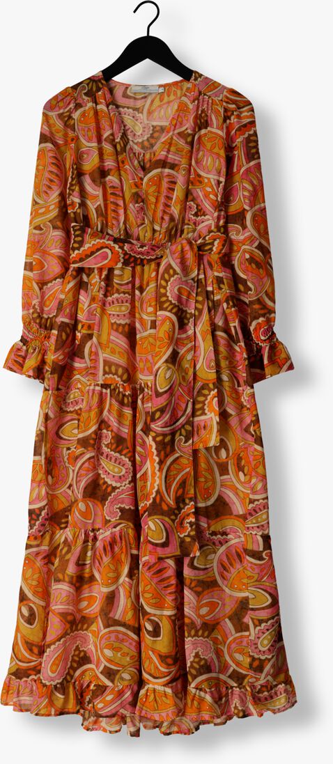 DEVOTION oranje devotion maxi jurk martselo