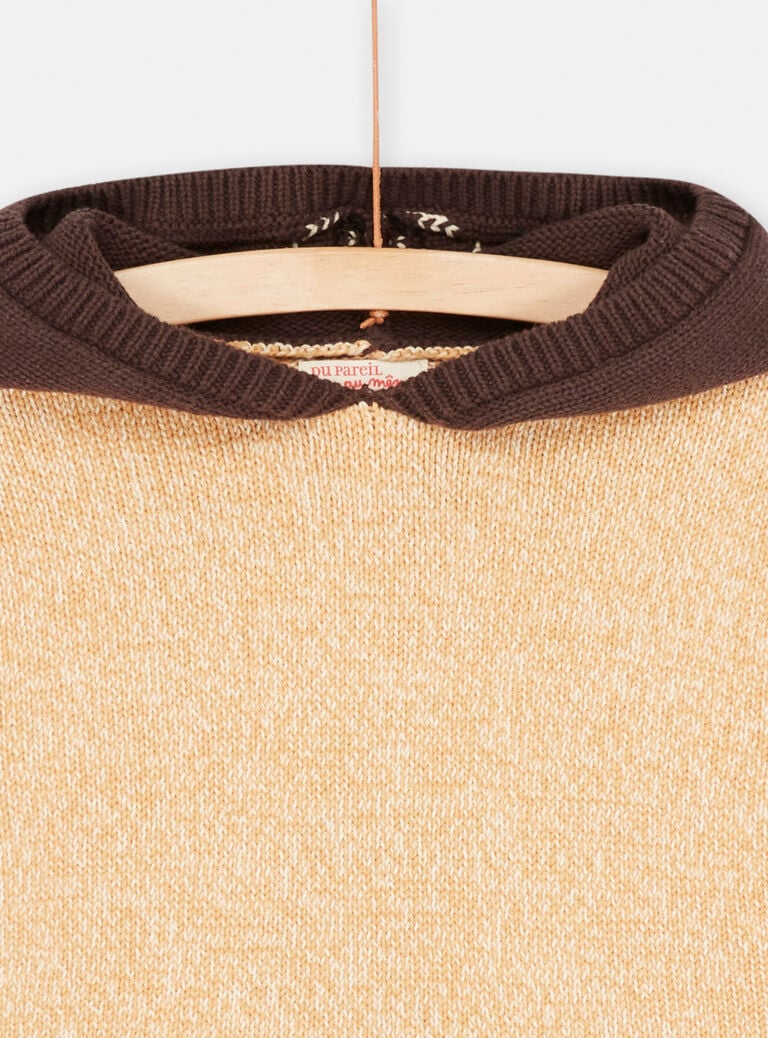 Pull color block pour enfant garçon