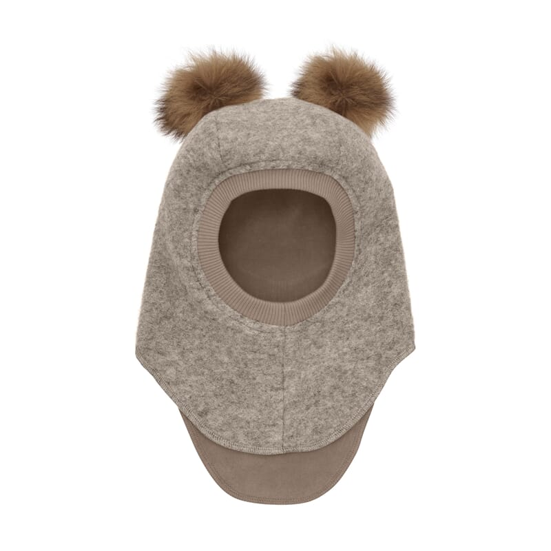 Balaclava Wool Alpaca camel mel - Huttelihut - Rumpetroll