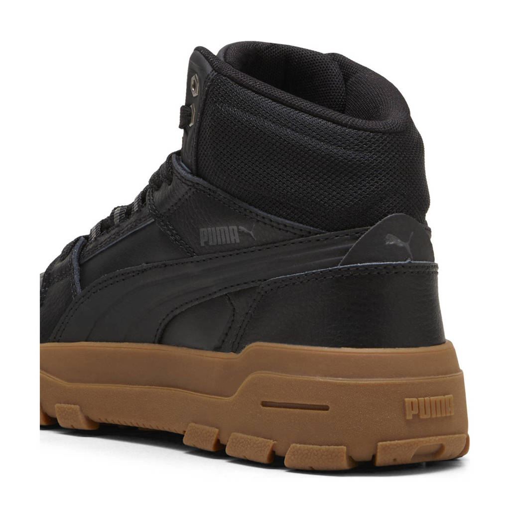 Puma Rebound Abruptsneakers zwart/grijs/gum