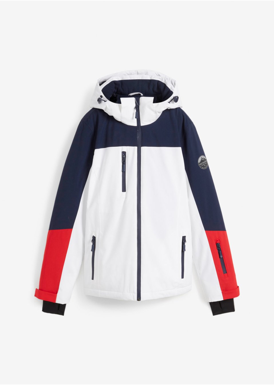 Veste de ski fonctionnelle avec fentes d'aération, étanche