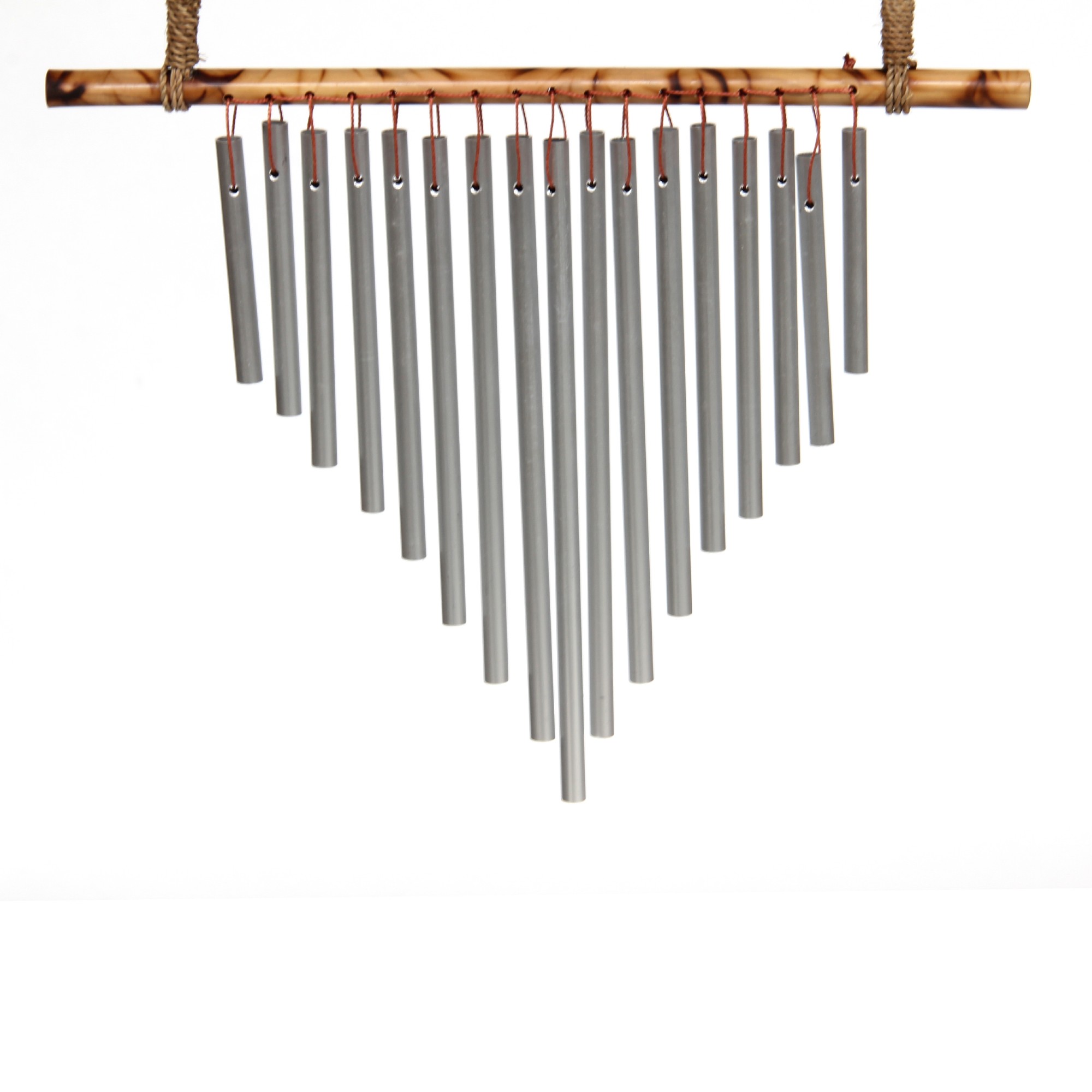 Windspiel 'Pagode', natur, silber, B 30 cm, H 34 cm günstig bestellen