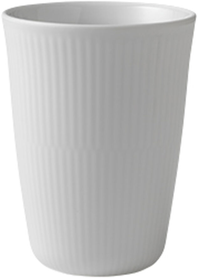 Royal Copenhagen Hvid riflet 39 cl. termokop Hvid