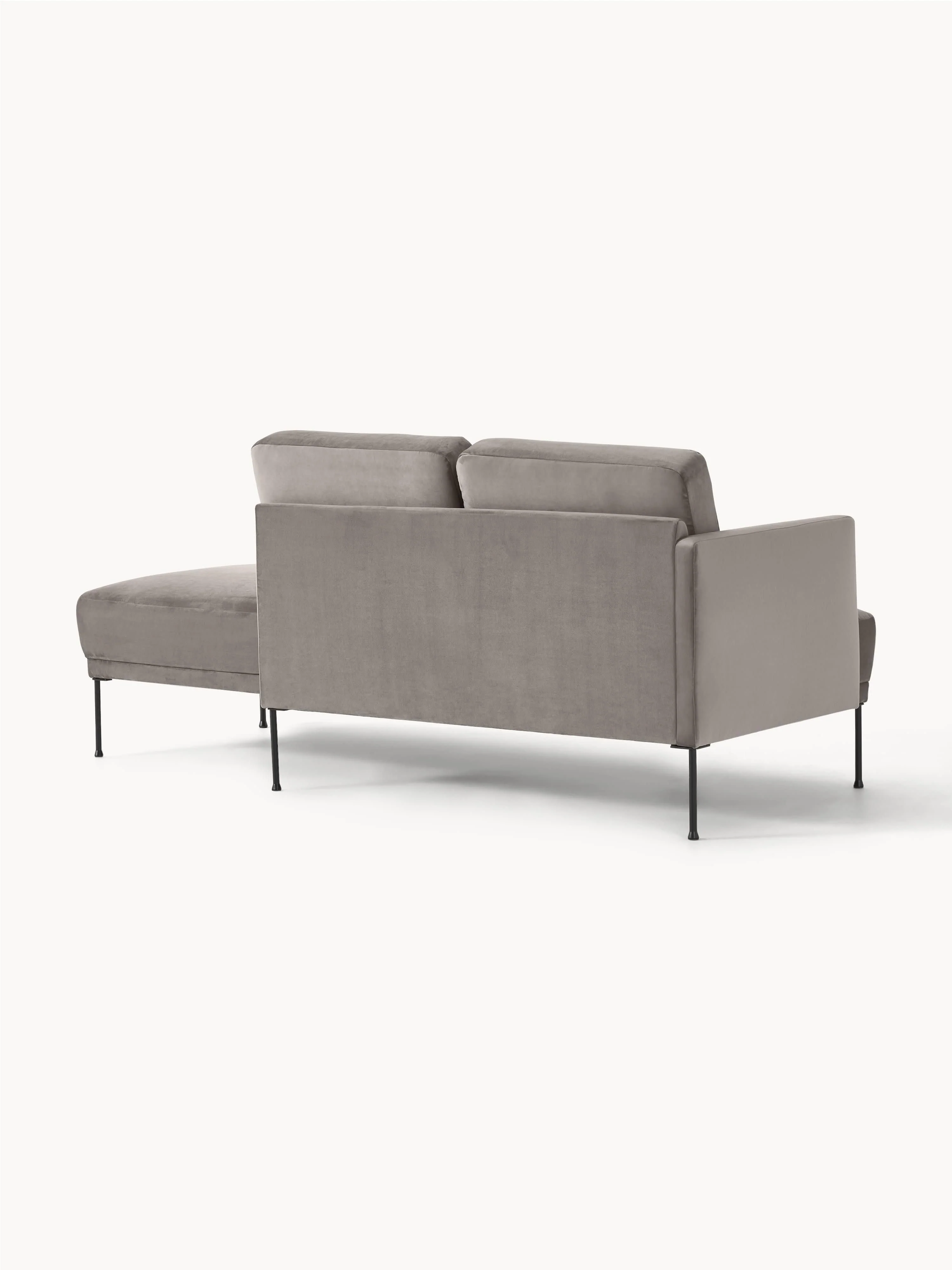 Fluwelen chaise longue Fluente