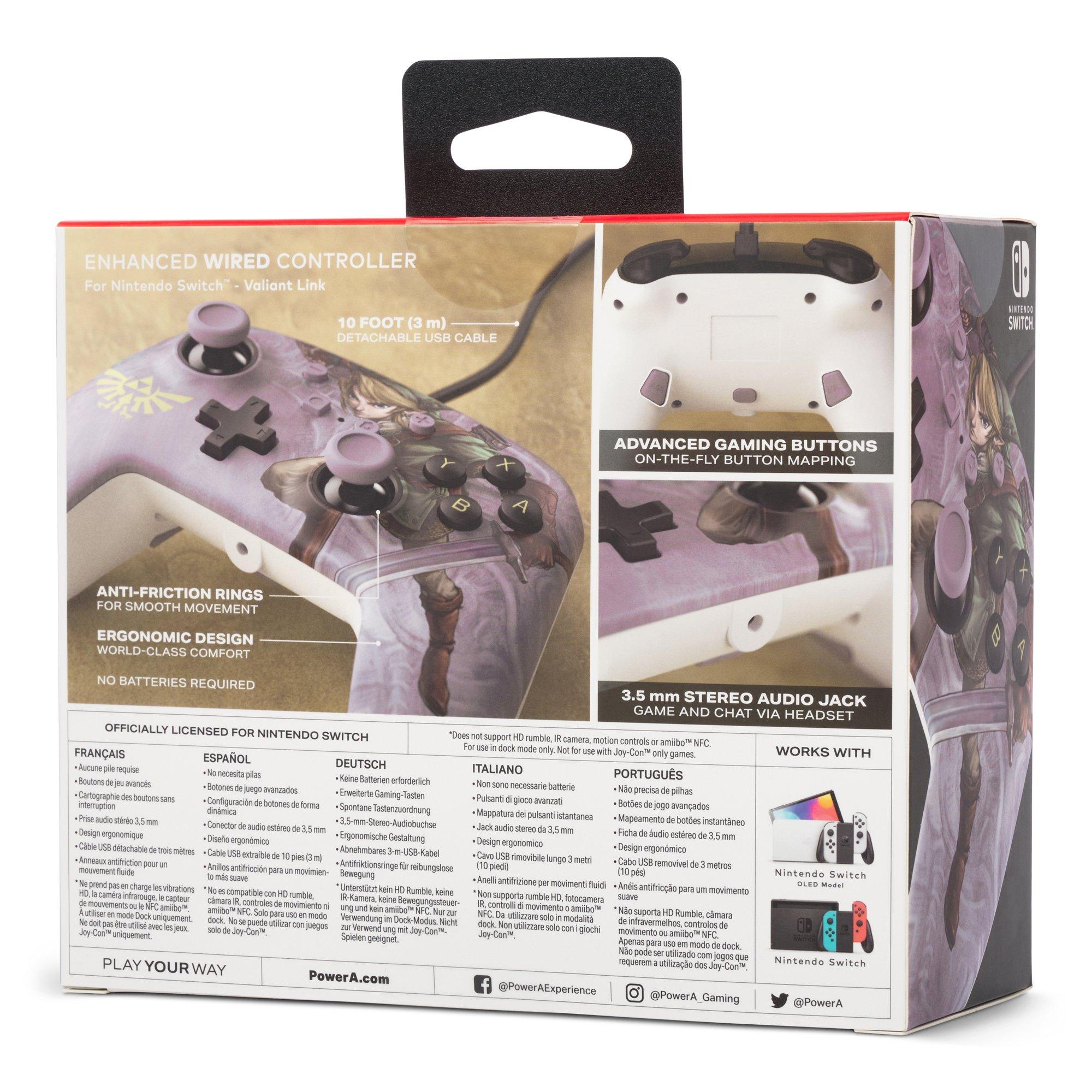 PowerA Enhanced Wired Controller for Nintendo Switch Valiant Link