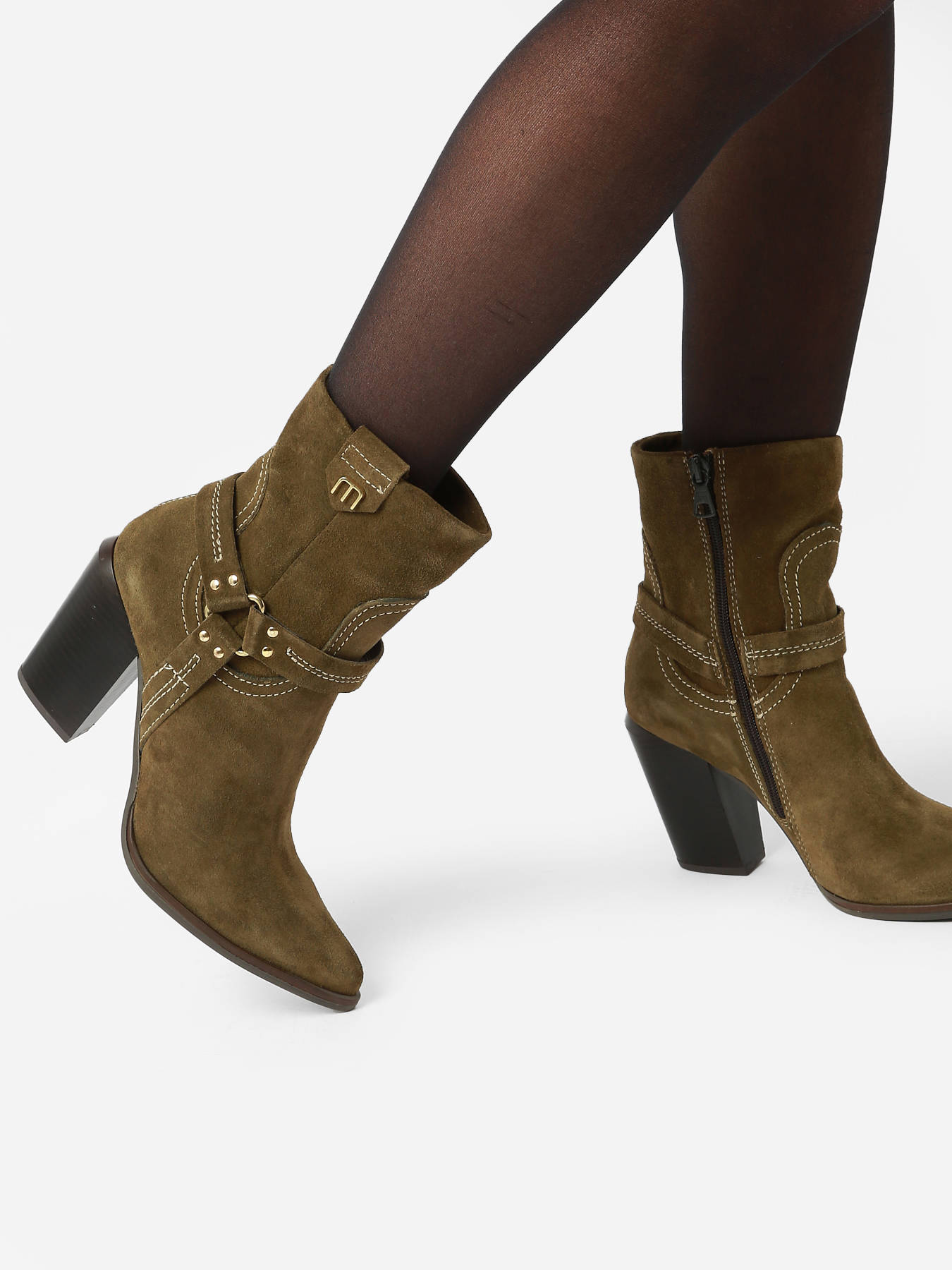 Santiags  talon en cuir MJUS