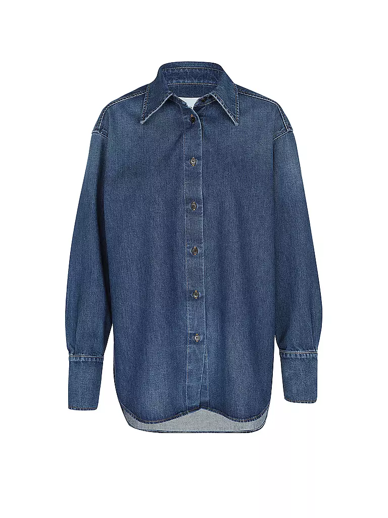 CLOSED Jeansbluse blau