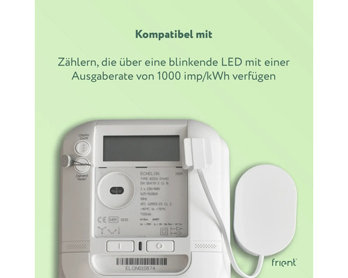 vriend Elektriciteitsmeterinterface 2 LED (Zigbee) Meteruitlezing, energieverbruiksbewaking, interface voor elektriciteitsmeters met LED-pulsen