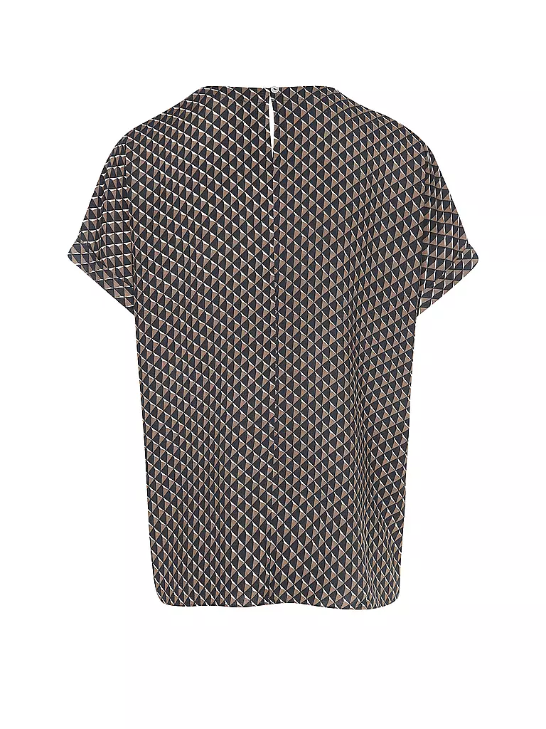 OPUS Blusenshirt FEMKA MINIMAL braun