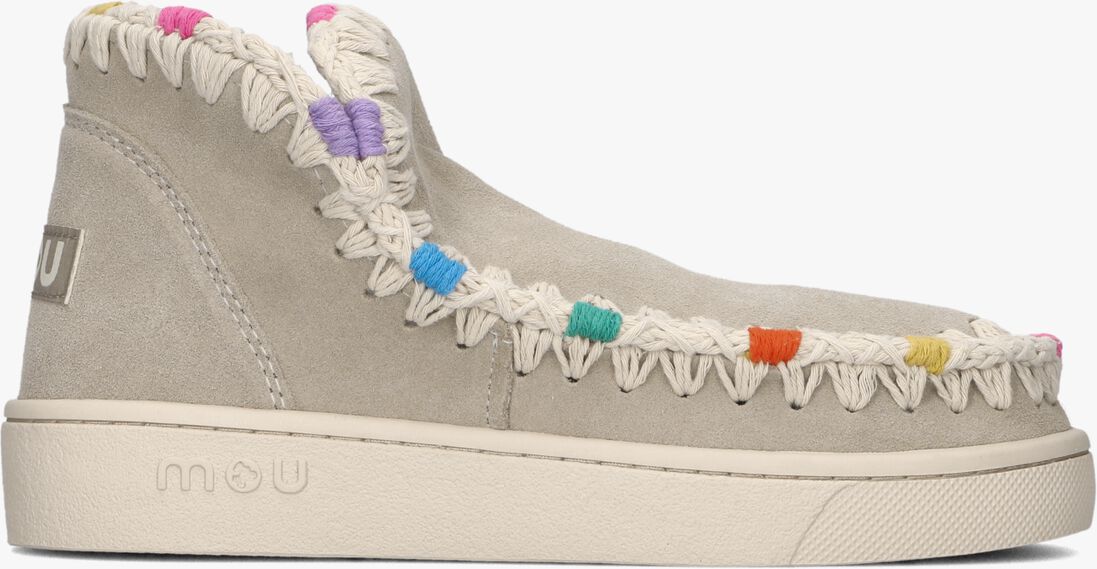 MOU beige mou enkellaarsjes mu.sw211047a