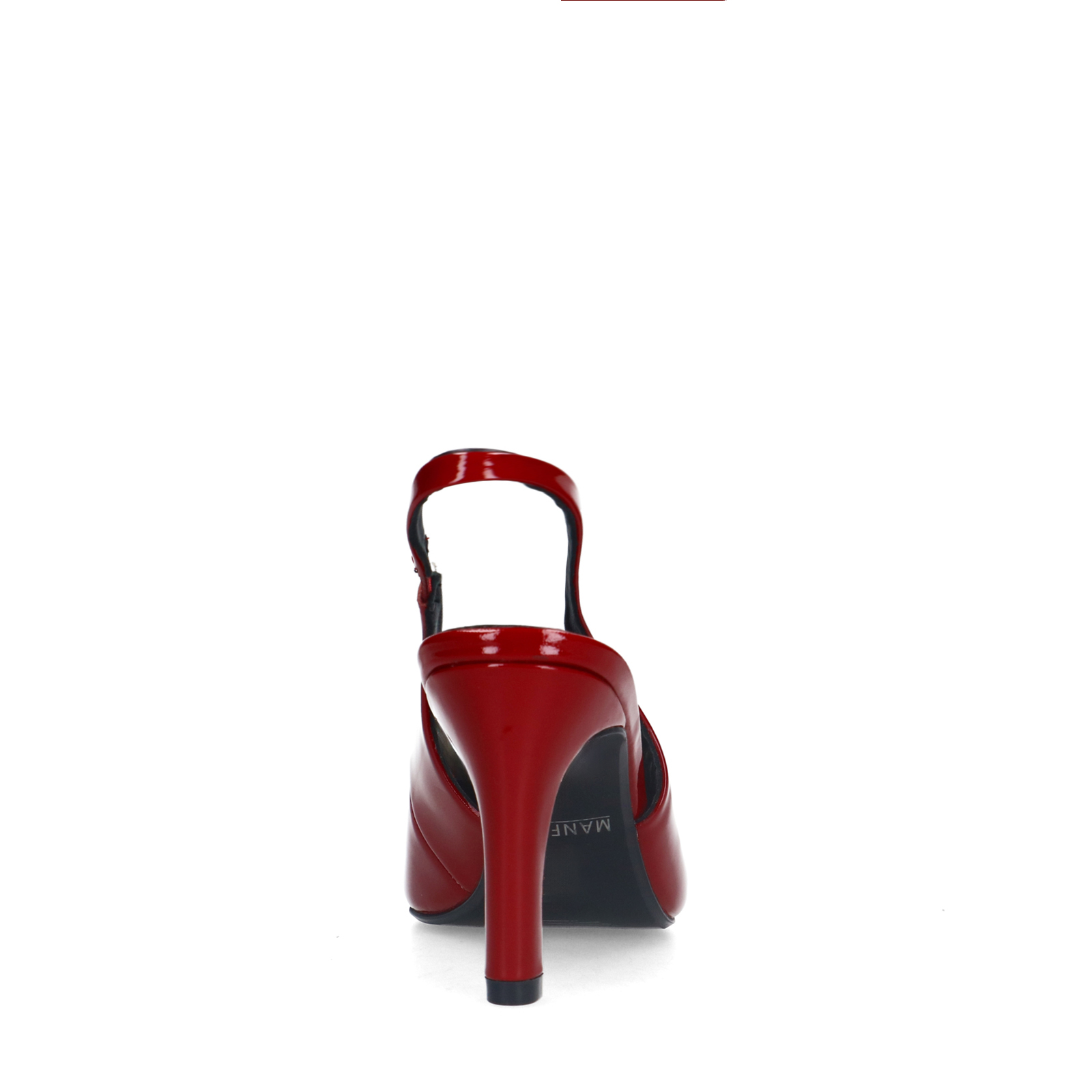 Rode lakleren slingbacks