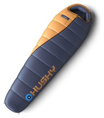 Sac de couchage momie Husky Enjoy Short 2024 -25°C-200 cm-bleu avec Orange