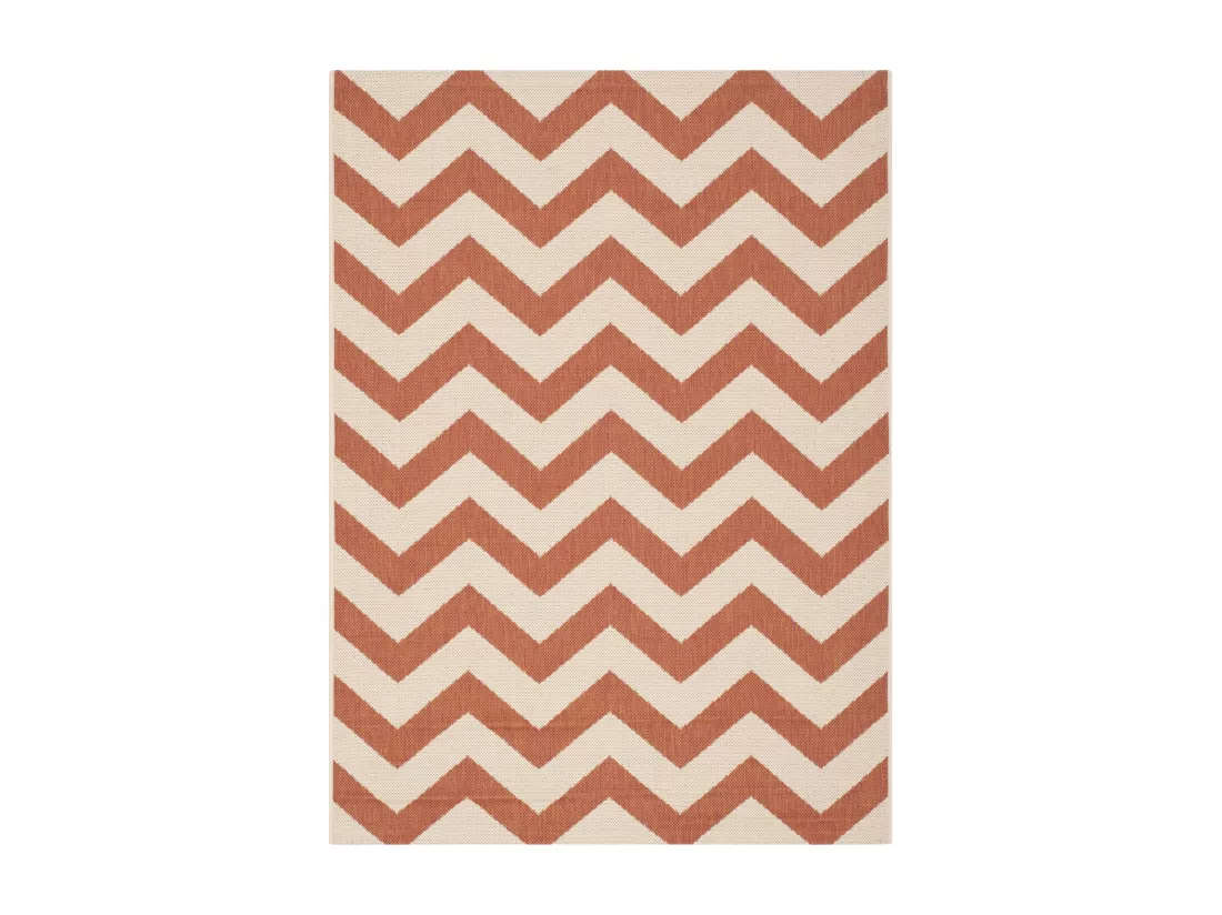 Tapis Terracotta & Beige 122 X 170 cm - Chelsea