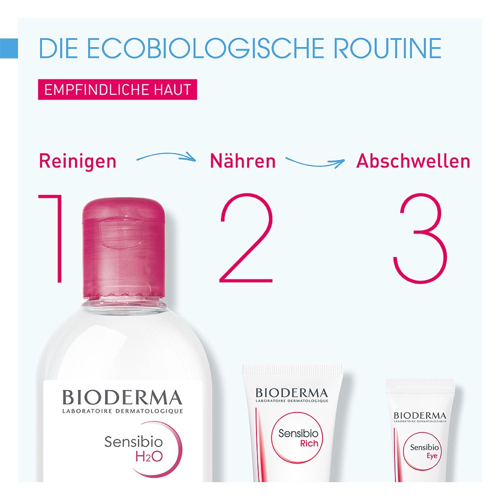 BIODERMA Sensibio H2O Pump - Sanft reinigendes Mizellenwasser - Jetzt 25% sparen mit Code 