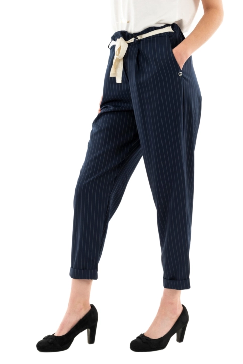 Pantalons please p0ja 2621 blu/bianco