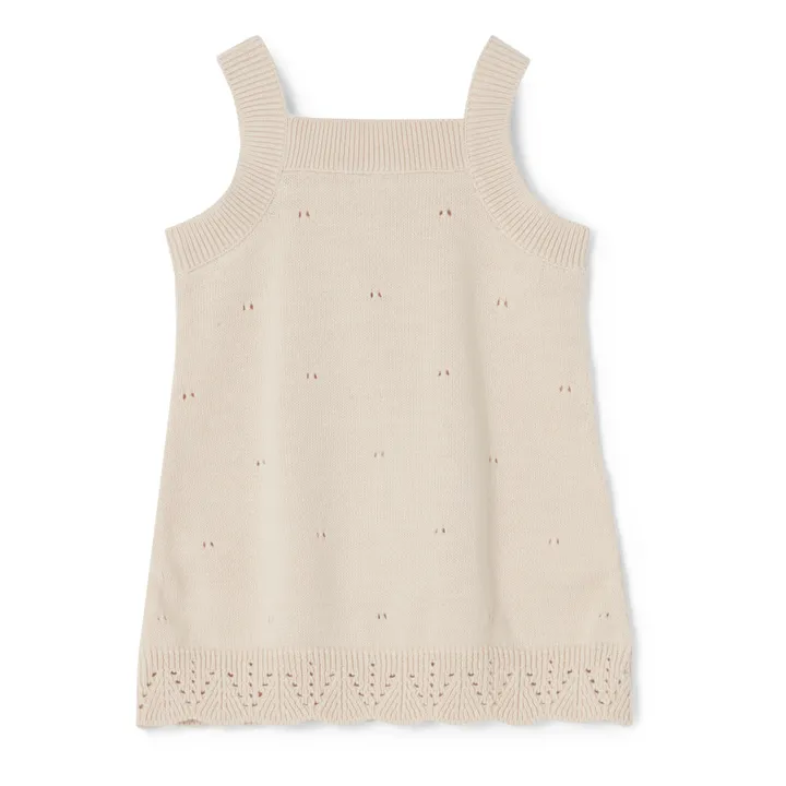 garbo&friends Robe Pointelle Bébé | Ecru