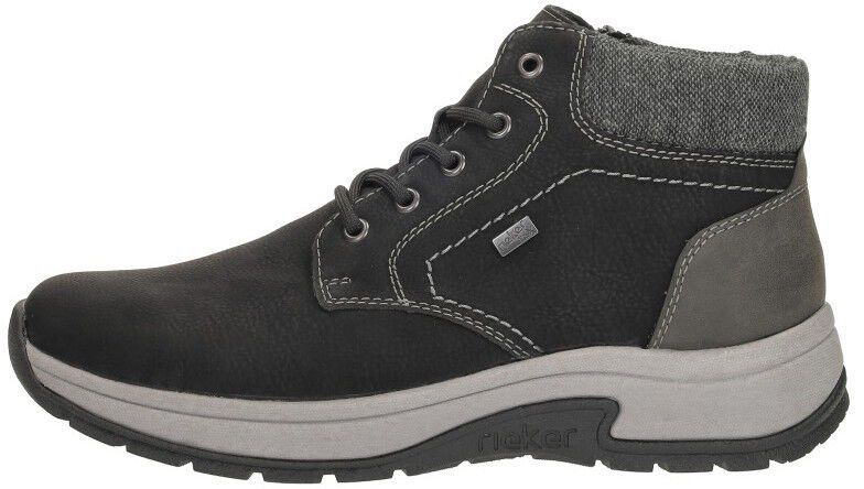 Rieker Veterschoenen Hoog zwart