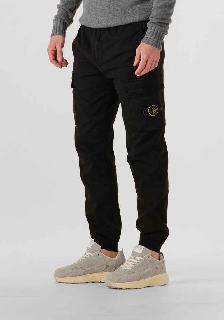 zwarte stone island cargobroeken trousers